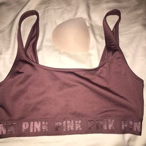 Pink mauve sport bra